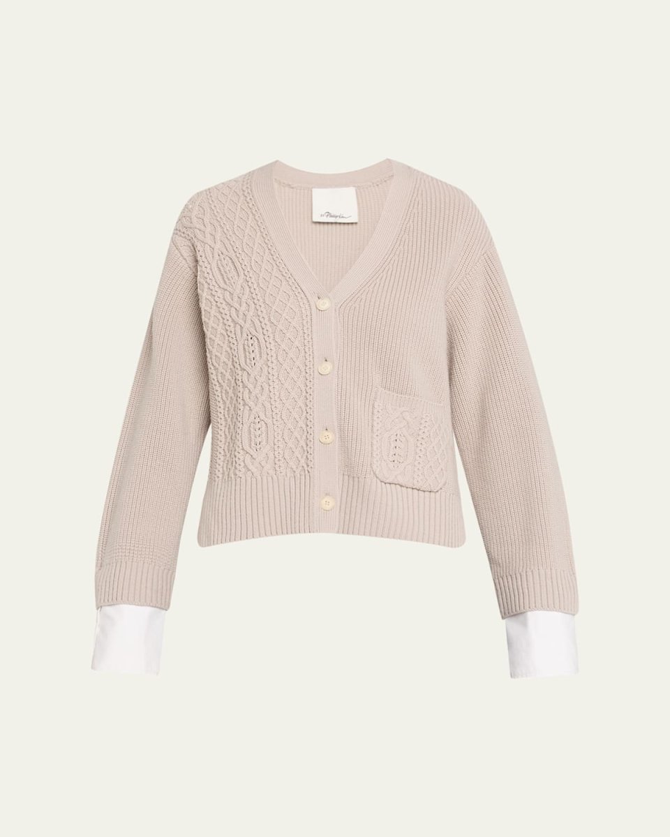 Knit V-Neck Cardigan
